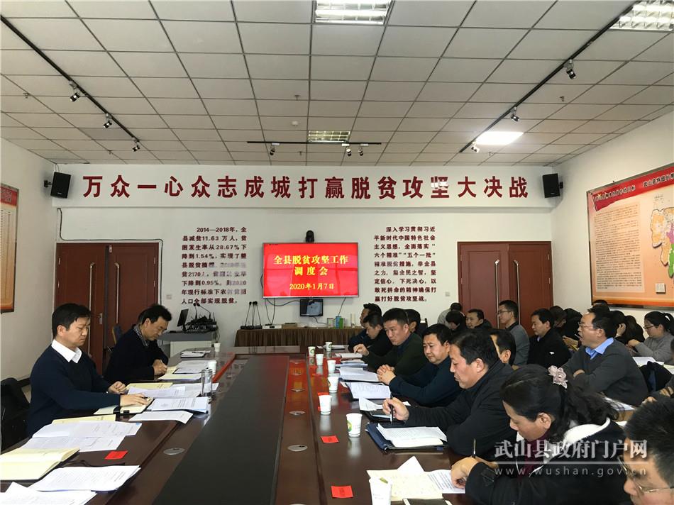 武山縣召開全縣脫貧攻堅(jiān)工作調(diào)度會(huì)