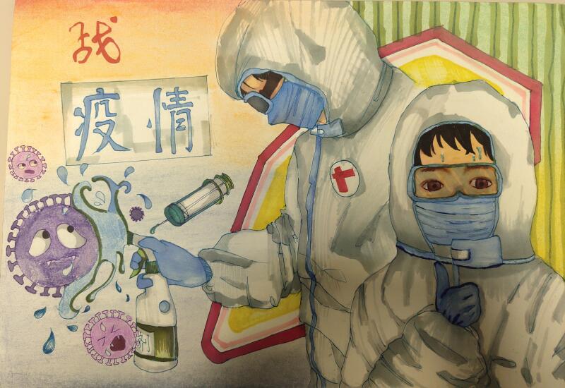 “疫情當(dāng)前，孩子們有‘畫(huà)’說(shuō)”作品展播（三十五）