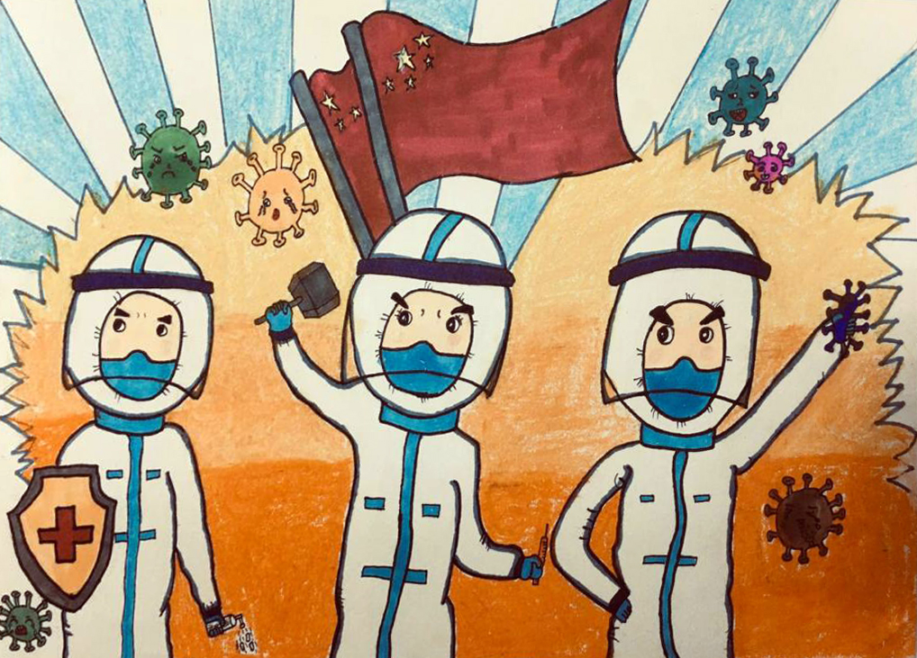 “疫情當(dāng)前，孩子們有‘畫’說”作品展播（三十九）