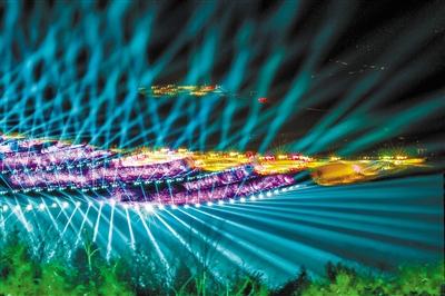 蘭山每晚都有炫酷燈光秀 你想看嗎？