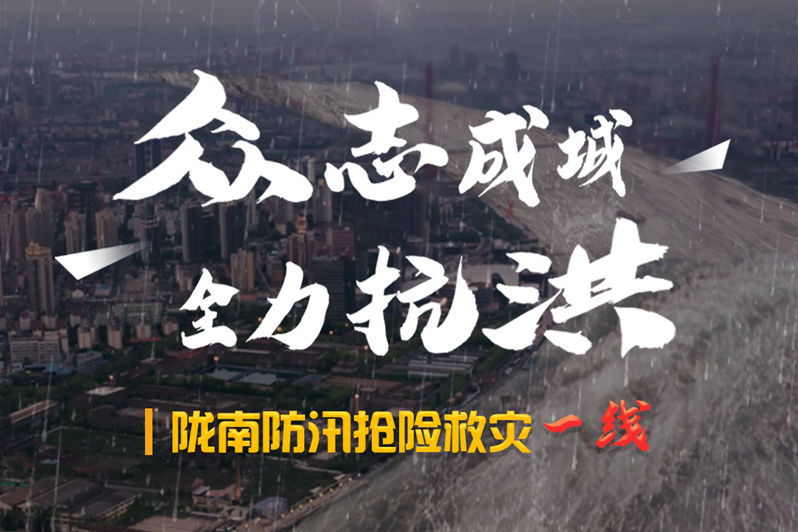 海報丨隴南防汛搶險救災一線，這些讓我們感動的瞬間!