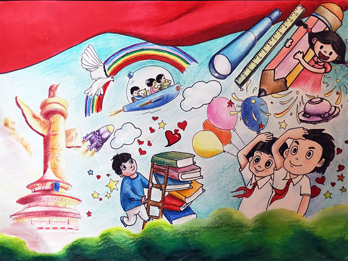 蘭州市第三屆青少年社會主義核心價值觀主題動漫設(shè)計(jì)作品征集評選展示（漫畫插畫 九）