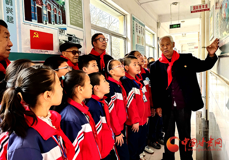 民勤：黨史學(xué)習(xí)教育進校園 培育時代新人