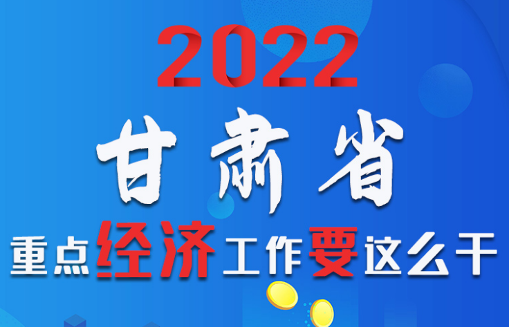 【甘快看·圖解】速覽！2022甘肅省重點經(jīng)濟工作要這么干！