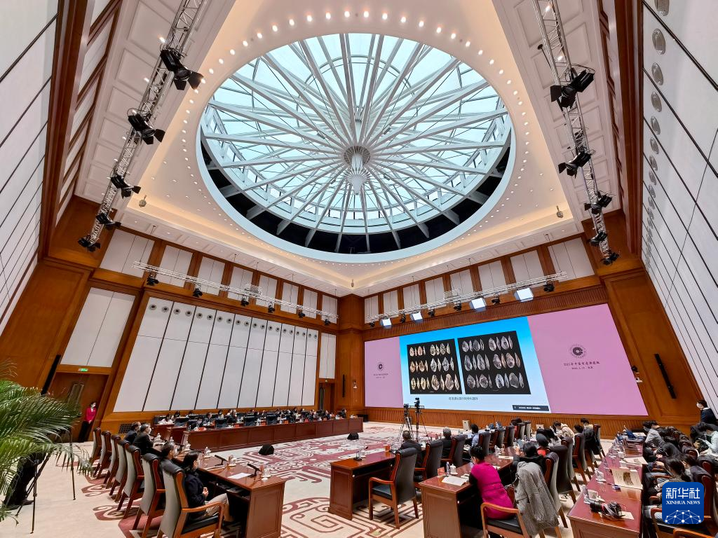 3月18日，“中國社會科學院考古學論壇·2021年中國考古新發(fā)現(xiàn)”進行入選項目報告環(huán)節(jié)（手機照片）。