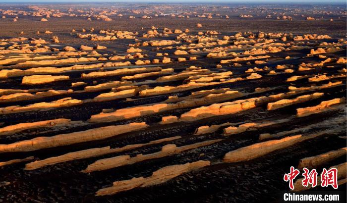 敦煌雅丹世界地質(zhì)公園。(資料圖) 敦煌市委宣傳部供圖