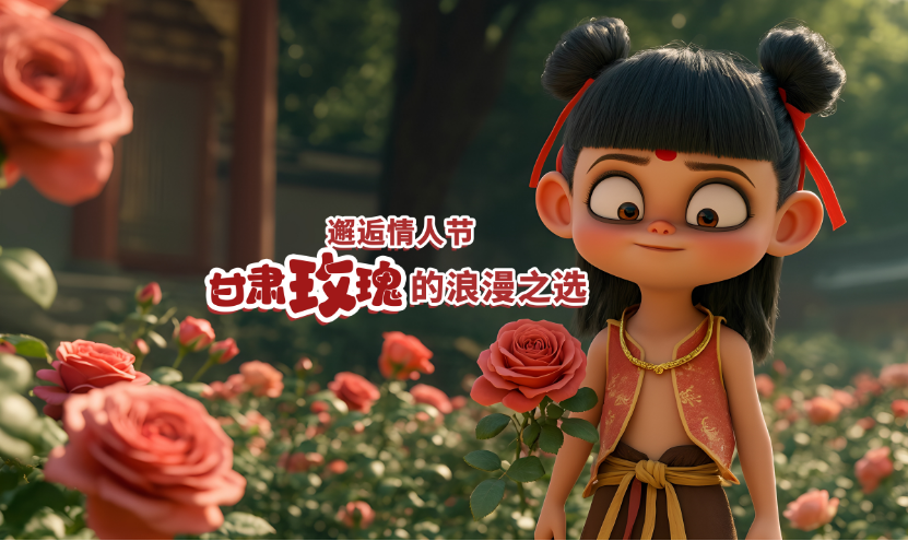 AI視頻 | 邂逅情人節(jié)，甘肅玫瑰的浪漫之選