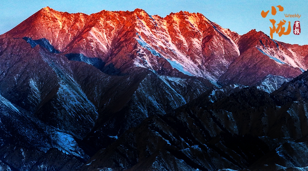 肅南臨松雪山：千峰披曙色 萬(wàn)壑沐玉輝